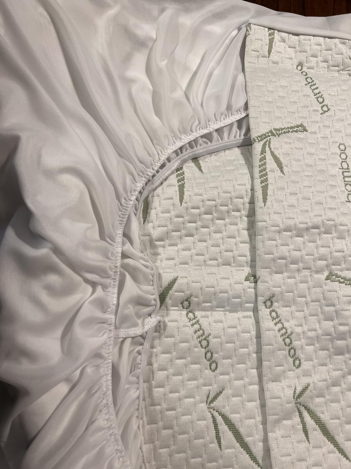 Botanic Collection Bamboo Crib and Toddler Mattress Protector | Soft, Breathable & Waterproof Protection