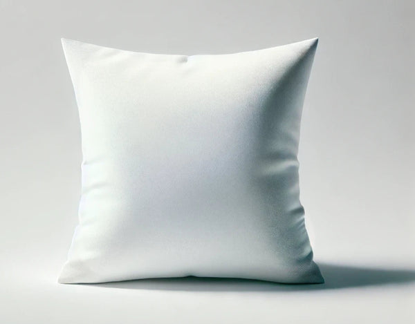 a square European pillow insert made of 100% cotton shell with a smooth finish and filled with goose down.