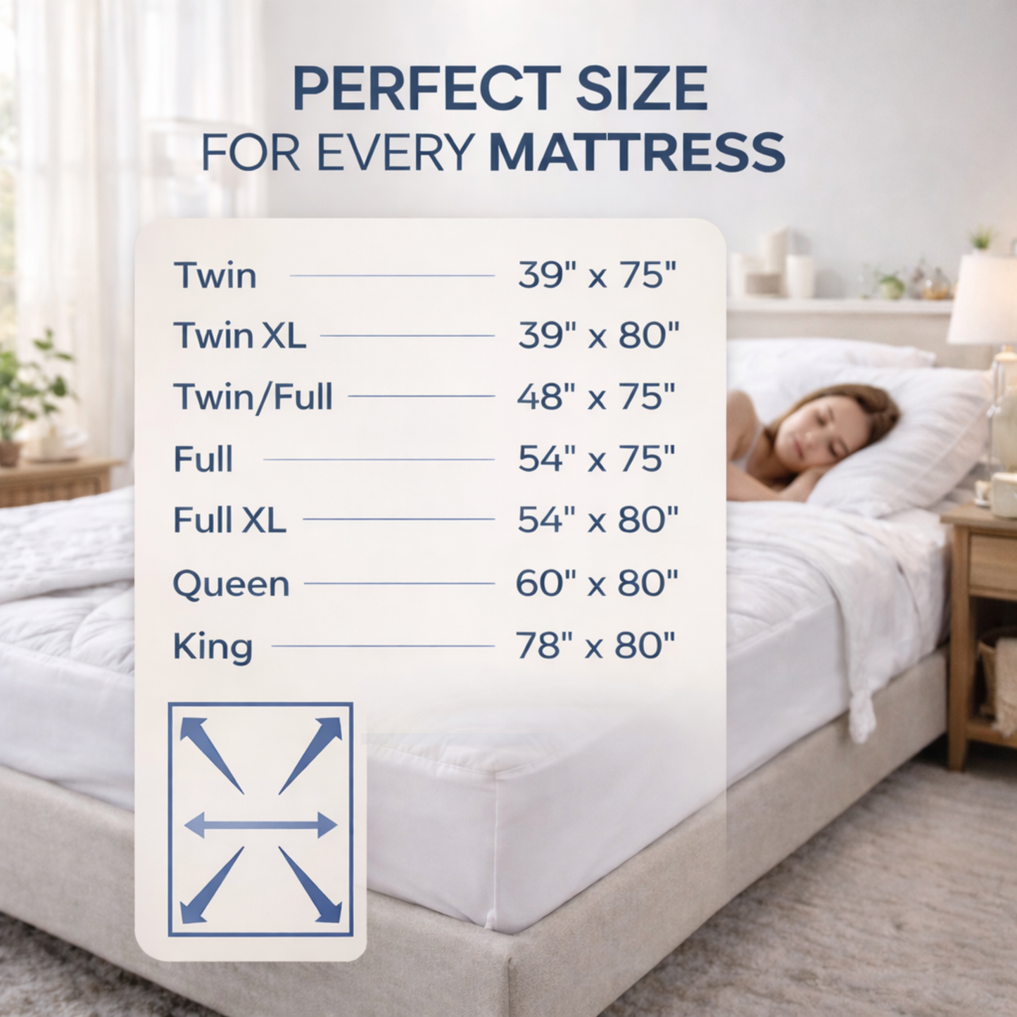 Harmony Collection Quilted Mattress Pad
