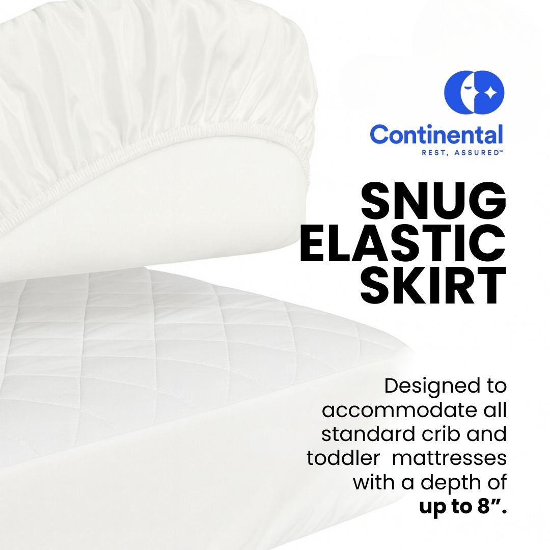 Cooling Toddler Crib Mattress Protector | Soft, Cool & Waterproof