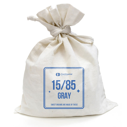 Bulk Gray Goose Down Blend - 15% Goose Down 85% Goose Feather - Continental Bedding