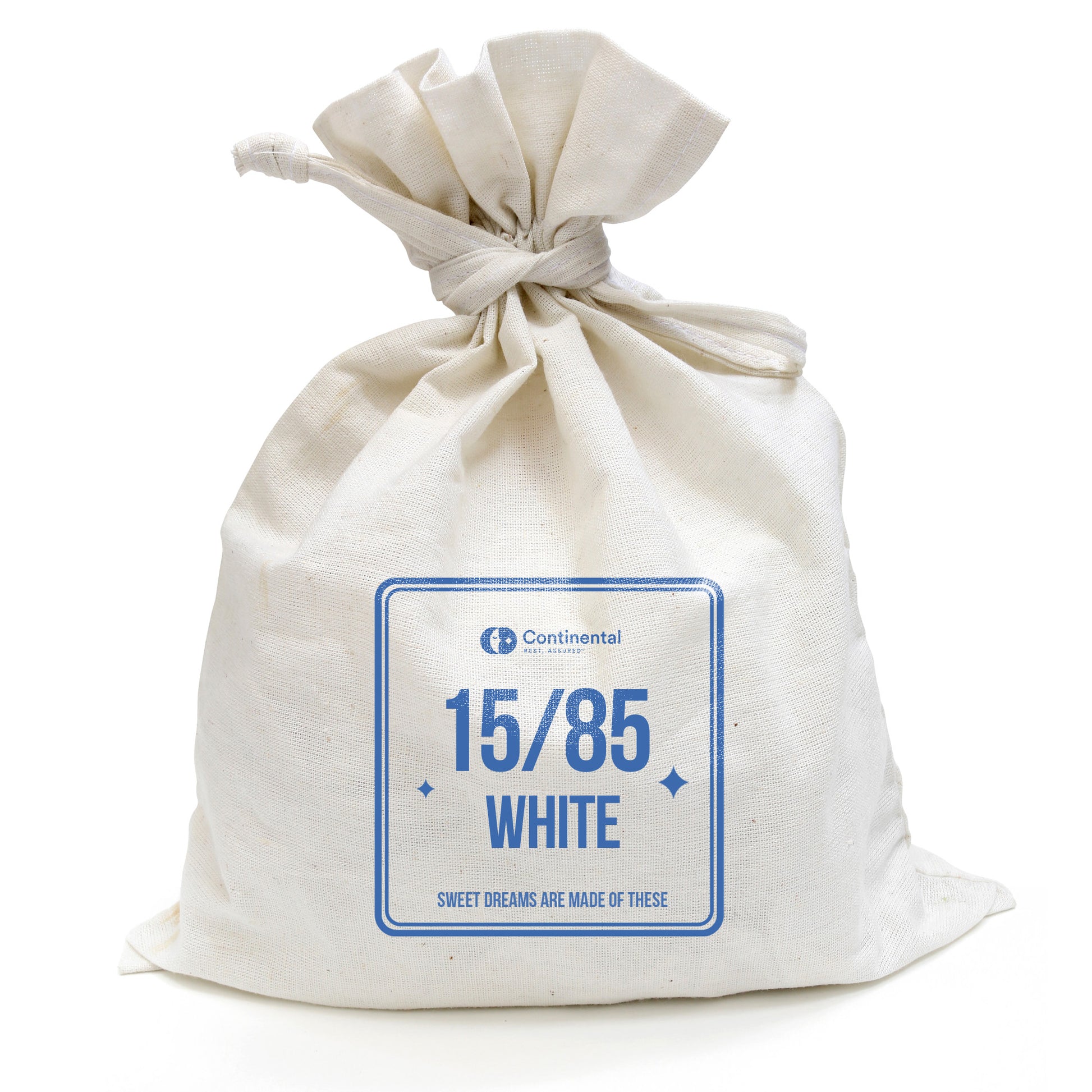 Bulk White Goose Down Blend - 15% Goose Down 85% Goose Feather - Continental Bedding