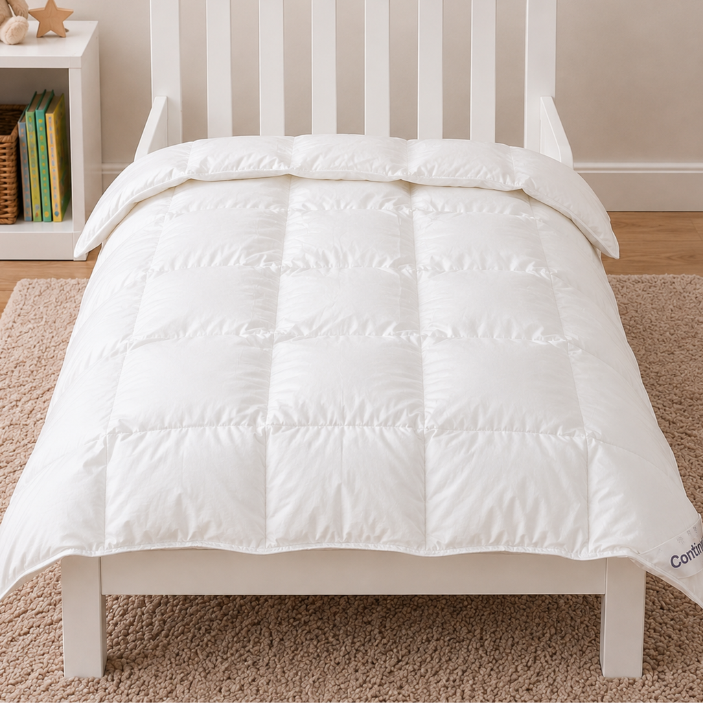 Serenity Collection Toddler White Goose Down Comforter