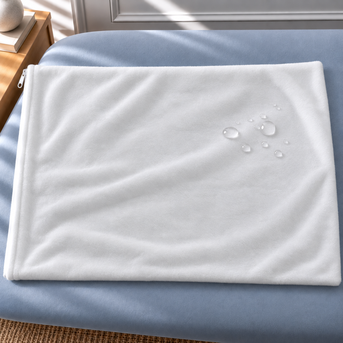 Fleece Waterproof Pillow Protector
