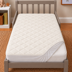 Serenity Collection Toddler Organic Cotton Quilted Mattress Pad