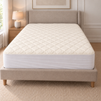 Serenity Collection Organic Cotton Quilted Mattress Pad