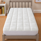 Continental Bedding Quilted Bamboo Toddler Mattress Pad
