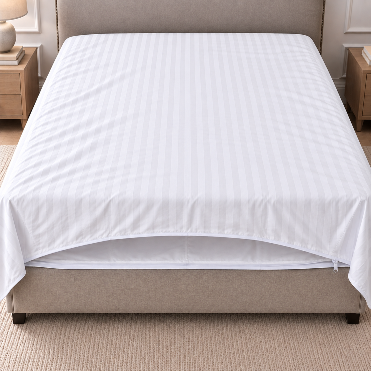 Premium Cotton Comforter Protector