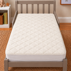 Serenity Collection Toddler Organic Cotton Quilted Mattress Pad