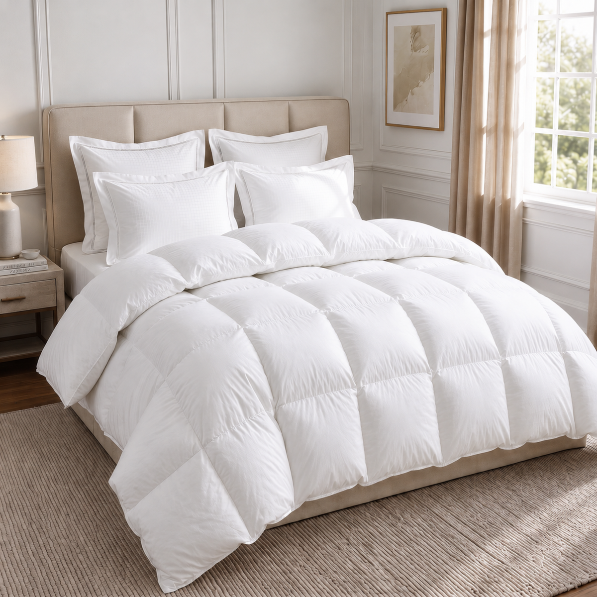 Siberian Collection 800 Fill Power White Goose Down Comforter