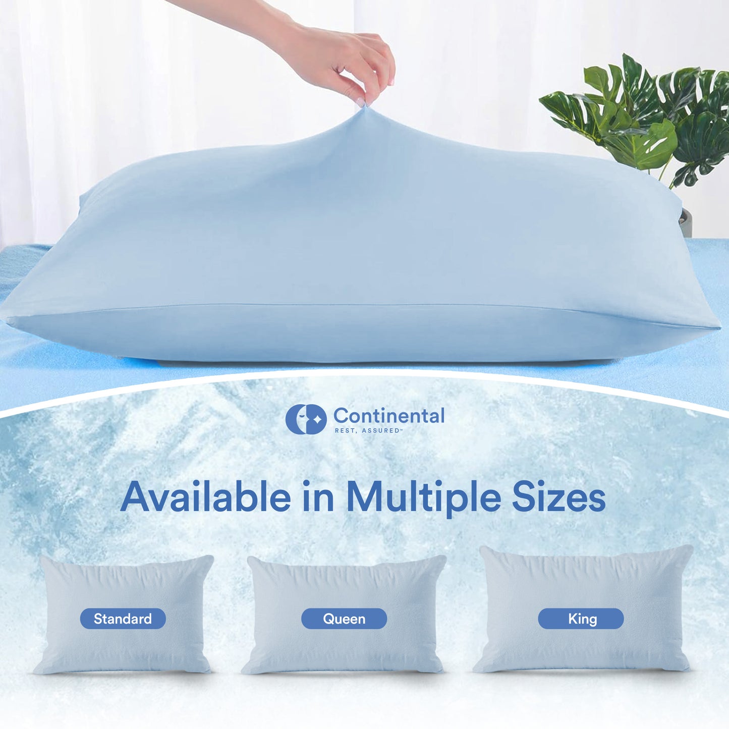 ArcticDreams Cooling Zippered Pillow Protector - Cozy and Breathable