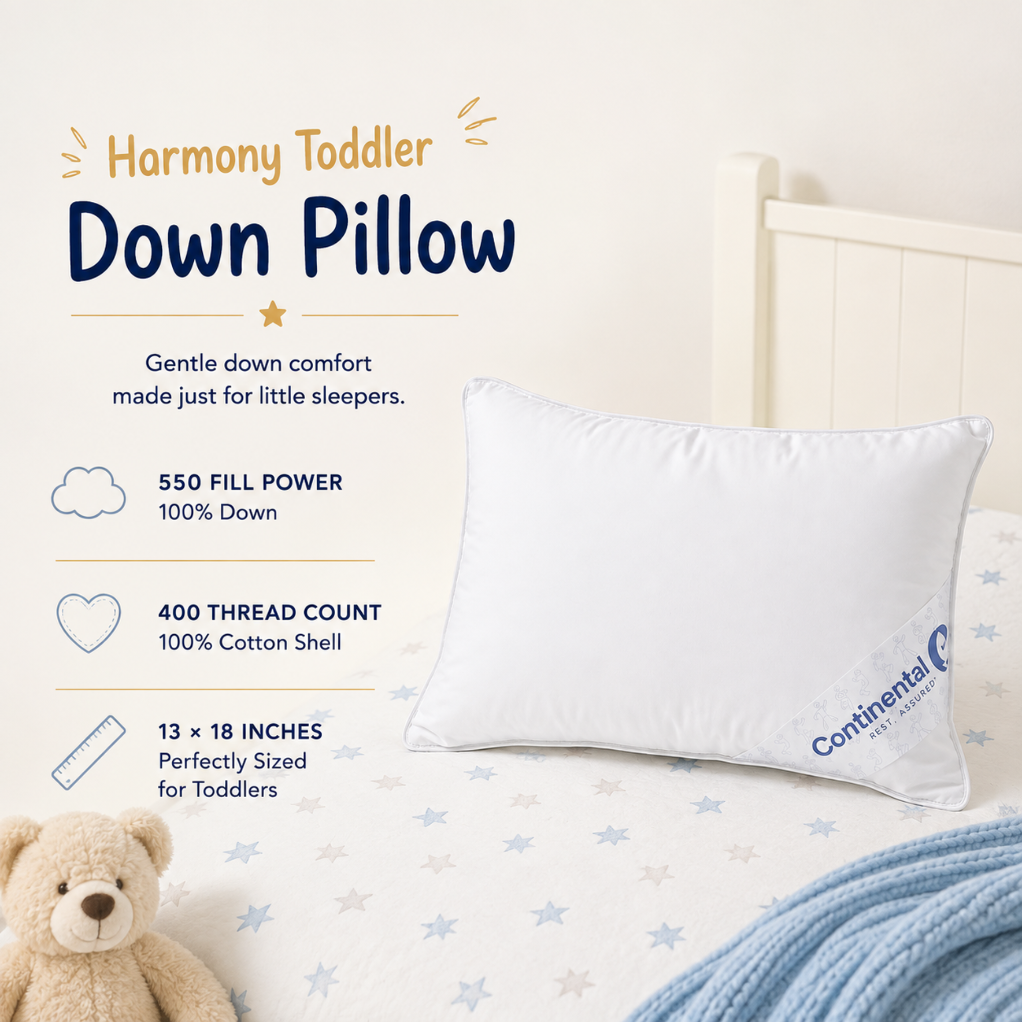 Harmony Collection Toddler Down Pillow
