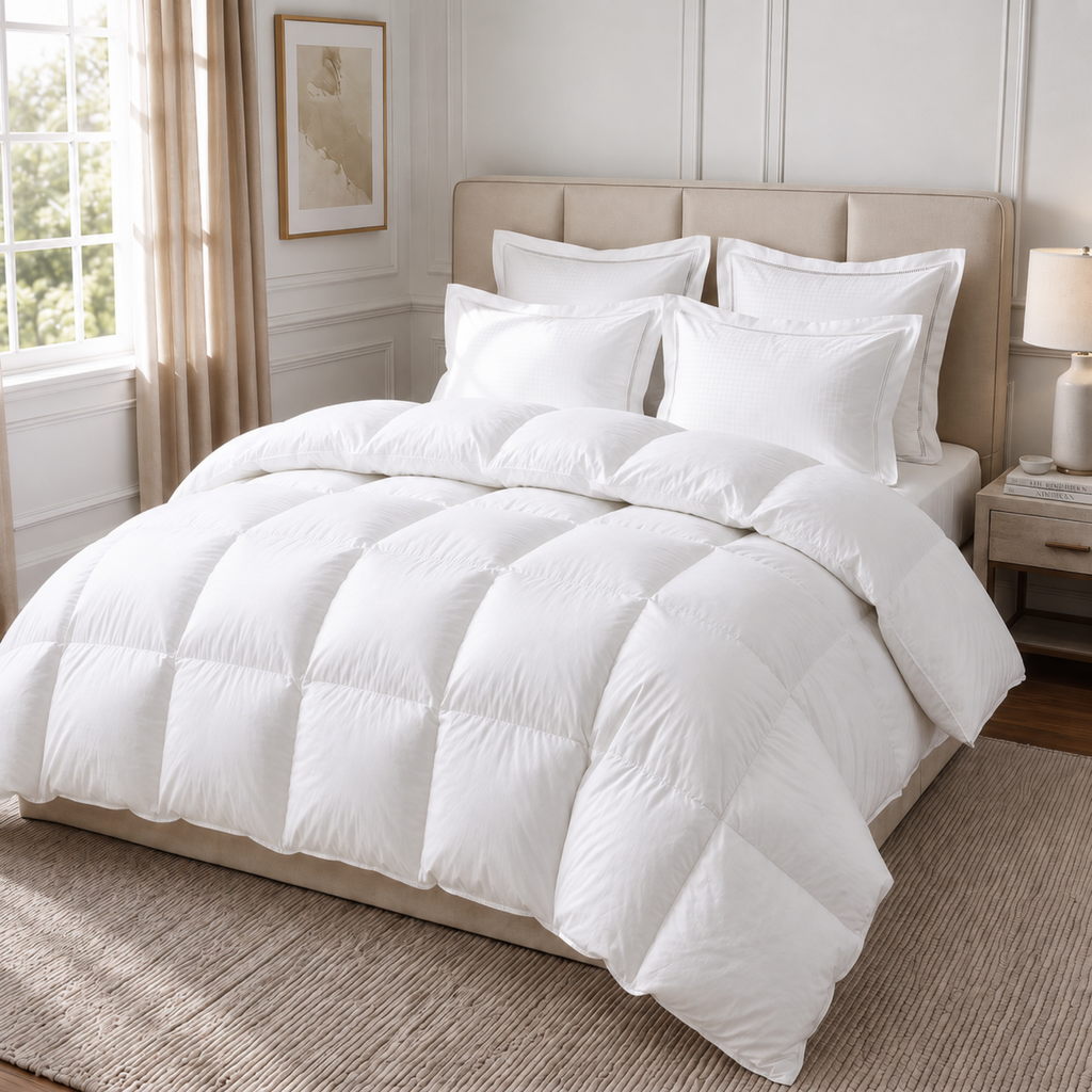 Siberian Collection 800 Fill Power White Goose Down Comforter