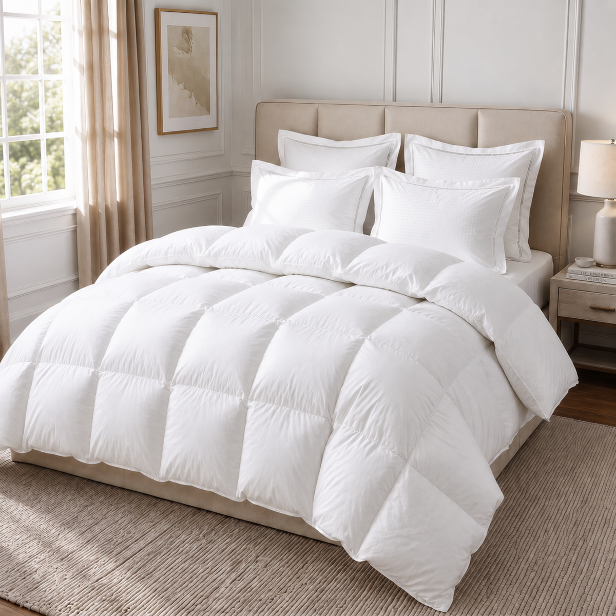 Siberian Collection 800 Fill Power White Goose Down Comforter