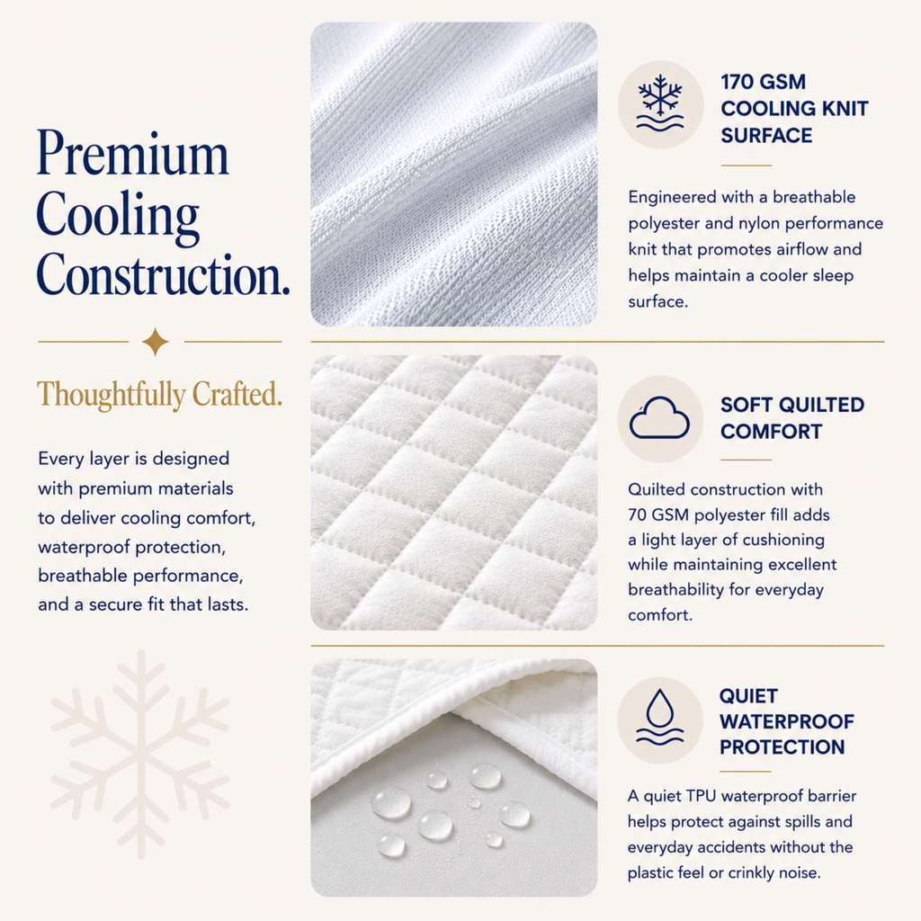 Arctic Dreams Cooling Waterproof Mattress Protector