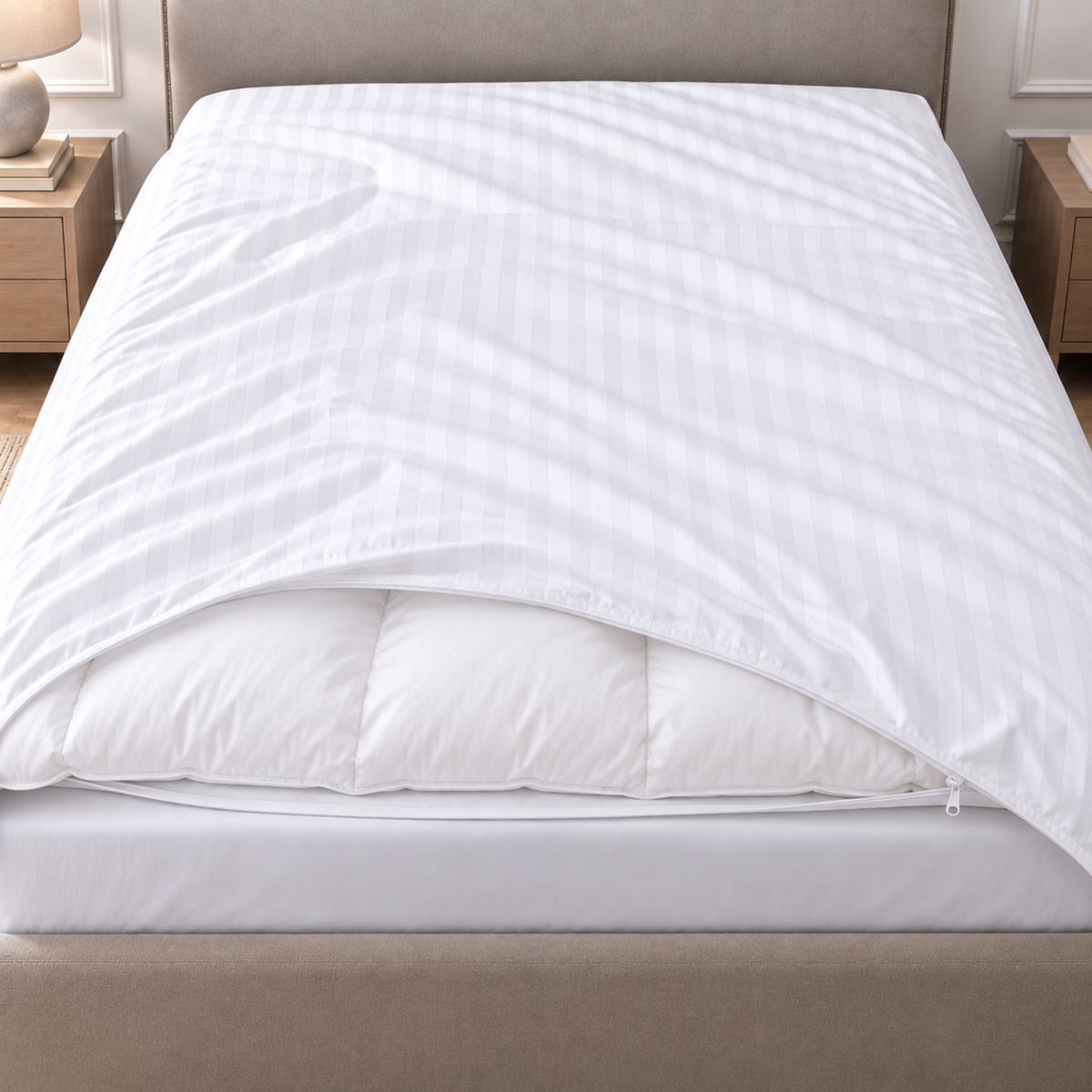 Premium Cotton Comforter Protector