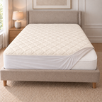 Serenity Collection Organic Cotton Quilted Mattress Pad
