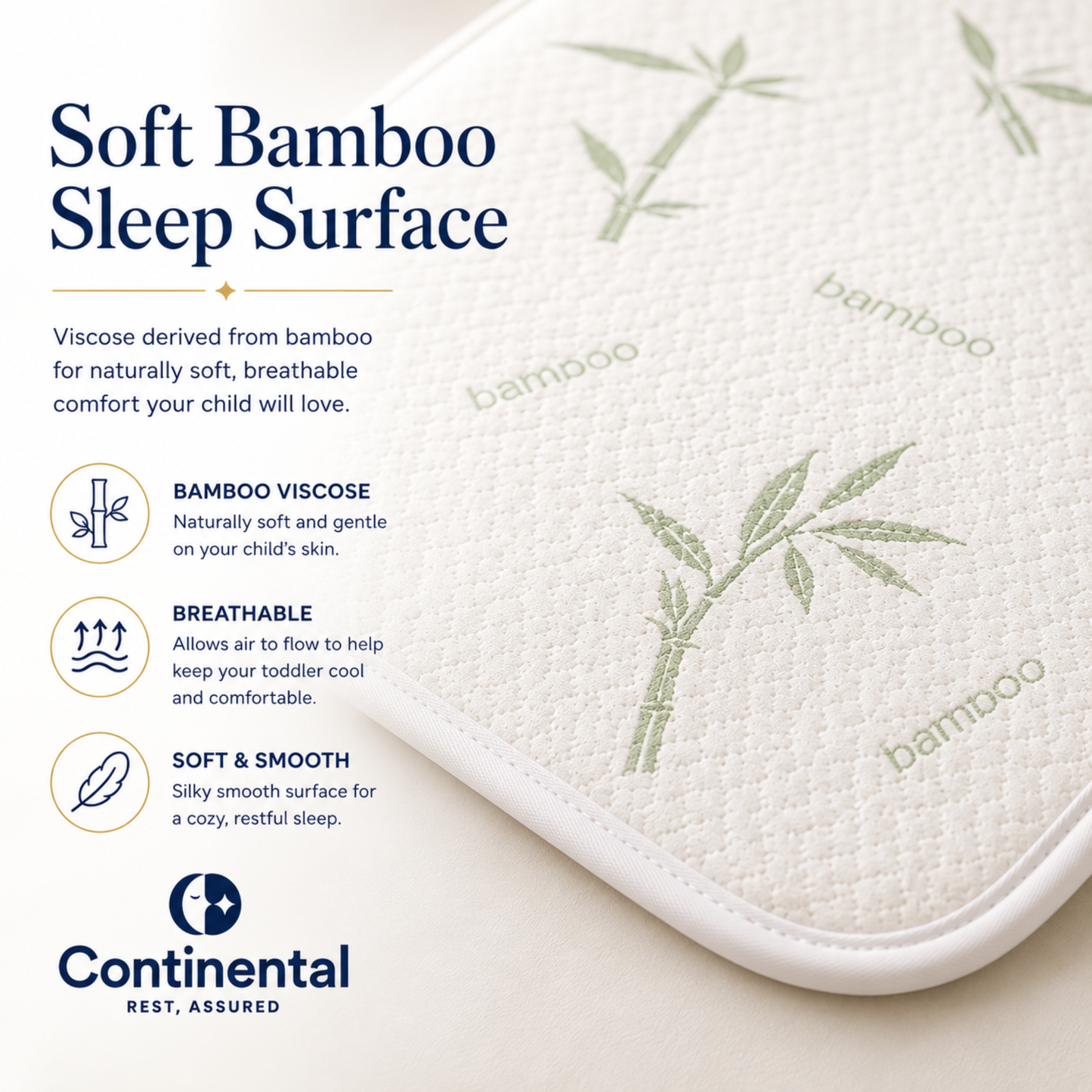 Botanic Collection Toddler Bamboo Waterproof Mattress Protector