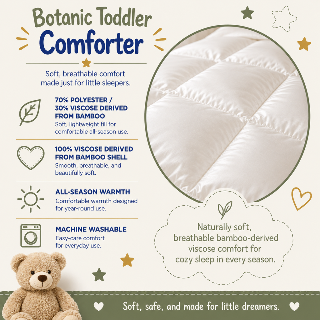 Botanic Collection Bamboo Toddler Comforter