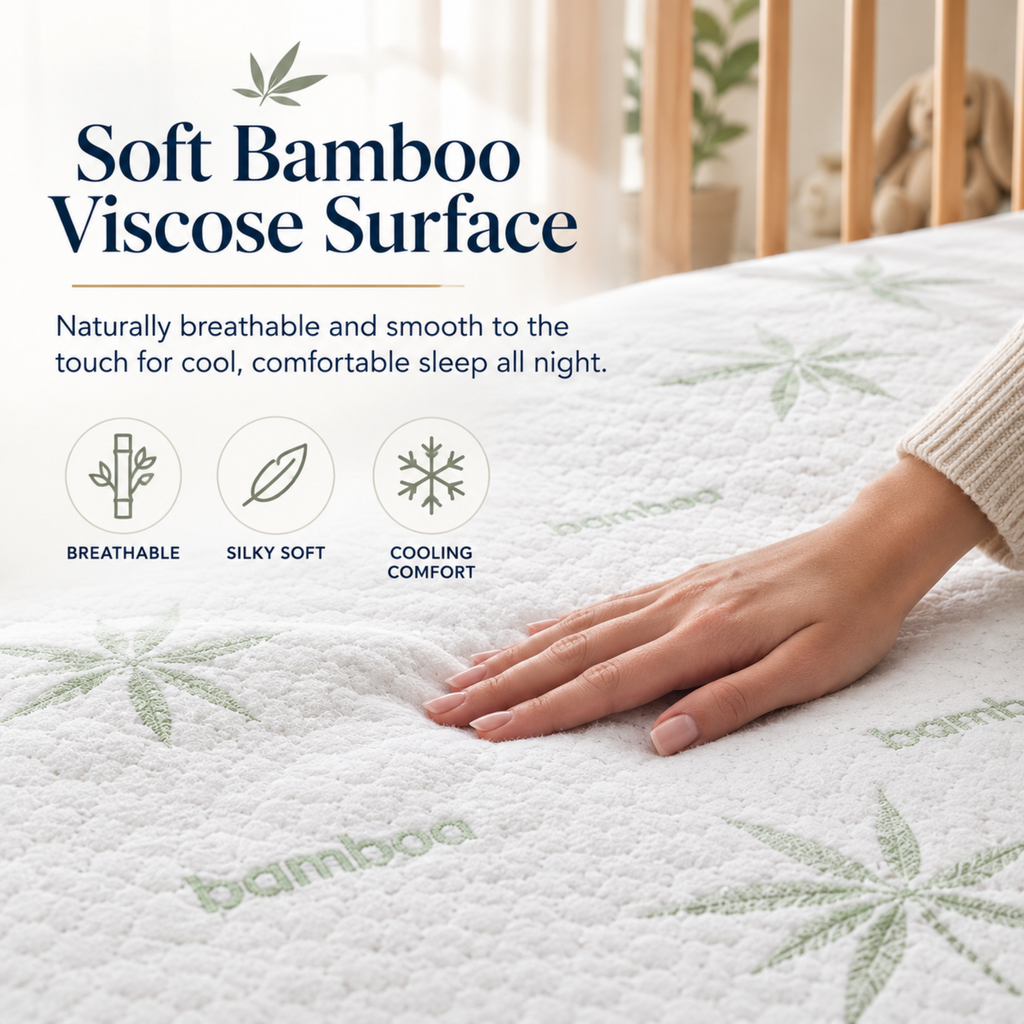 Botanic Collection Toddler Bamboo Waterproof Mattress Protector