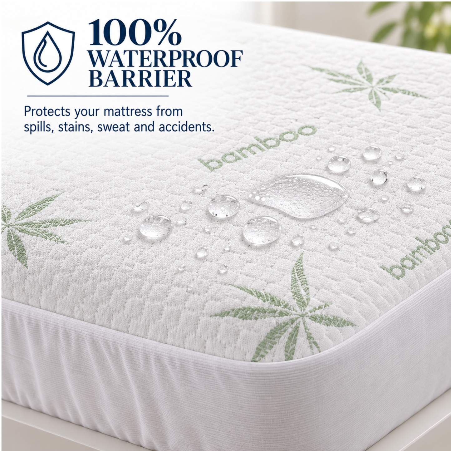 Botanic Collection Toddler Bamboo Waterproof Mattress Protector