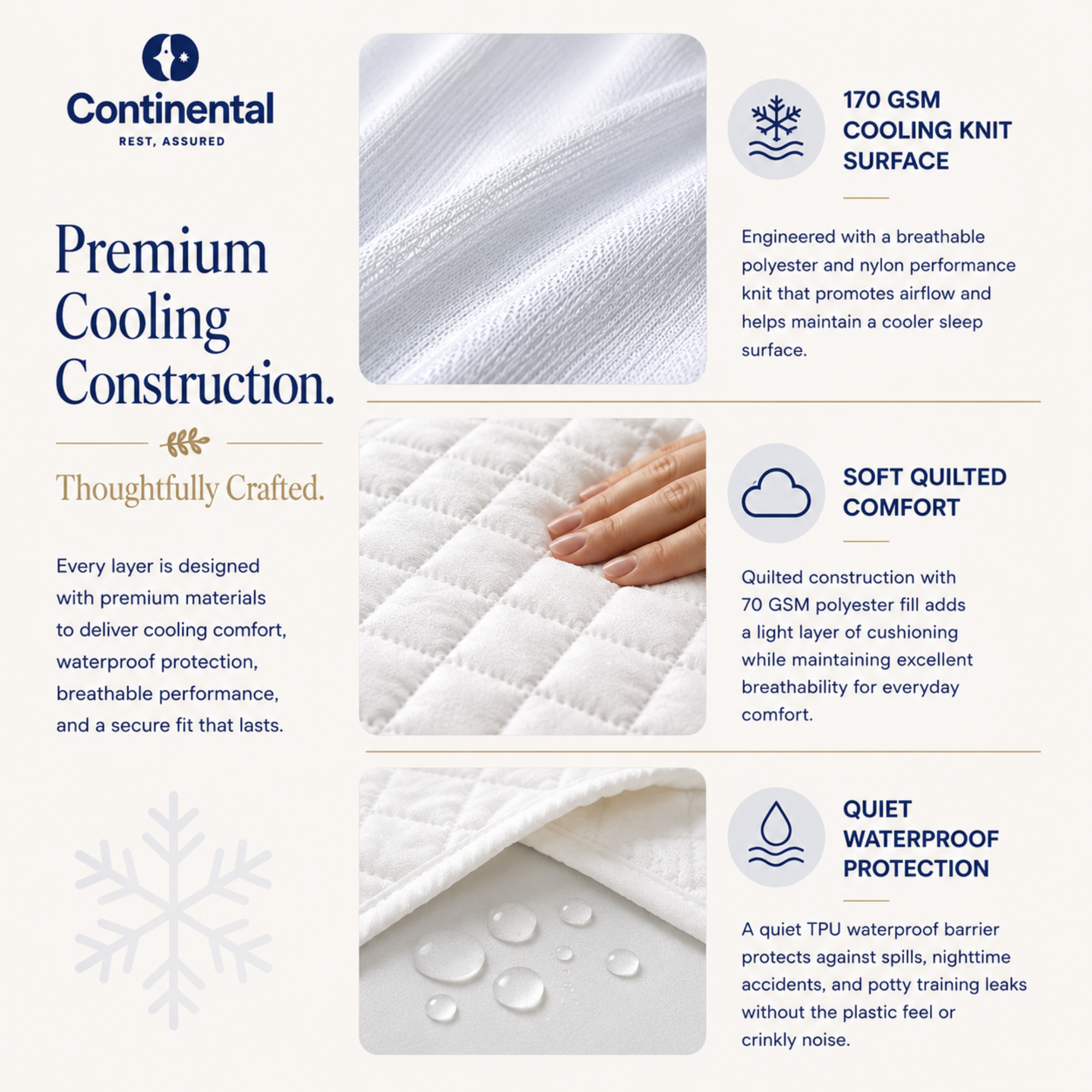 Cooling Waterproof Toddler Mattress Protector