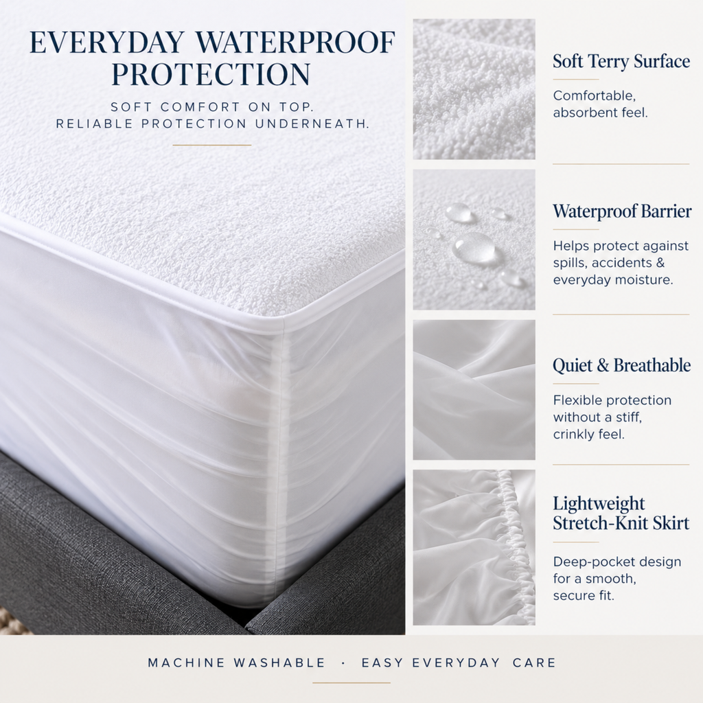 Terry Waterproof Mattress Protector