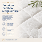 Continental Bedding Quilted Bamboo Toddler Mattress Pad