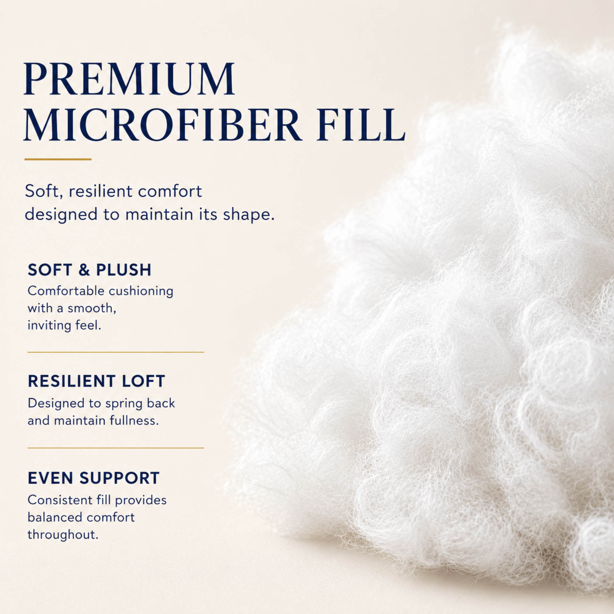 Microfiber Throw Pillow Insert