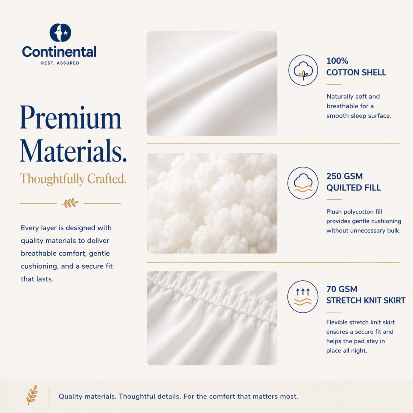 Toddler Cotton Mattress Pad