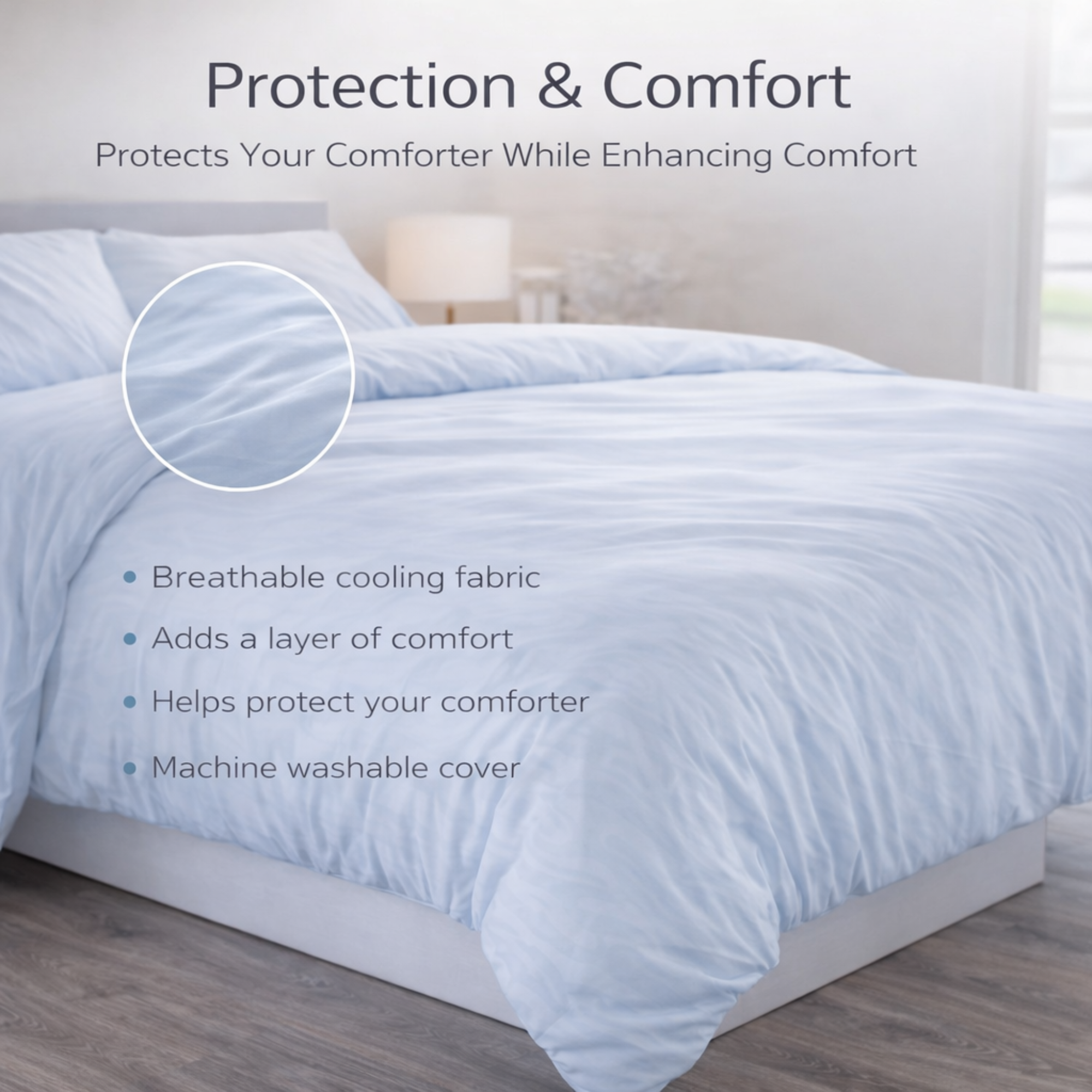 Arctic Dreams Cooling Comforter Protector
