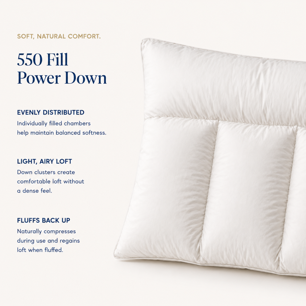 4-Chamber Down Pillow