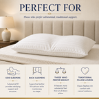 Hotel Collection 10% Down & 90% Feather Pillow