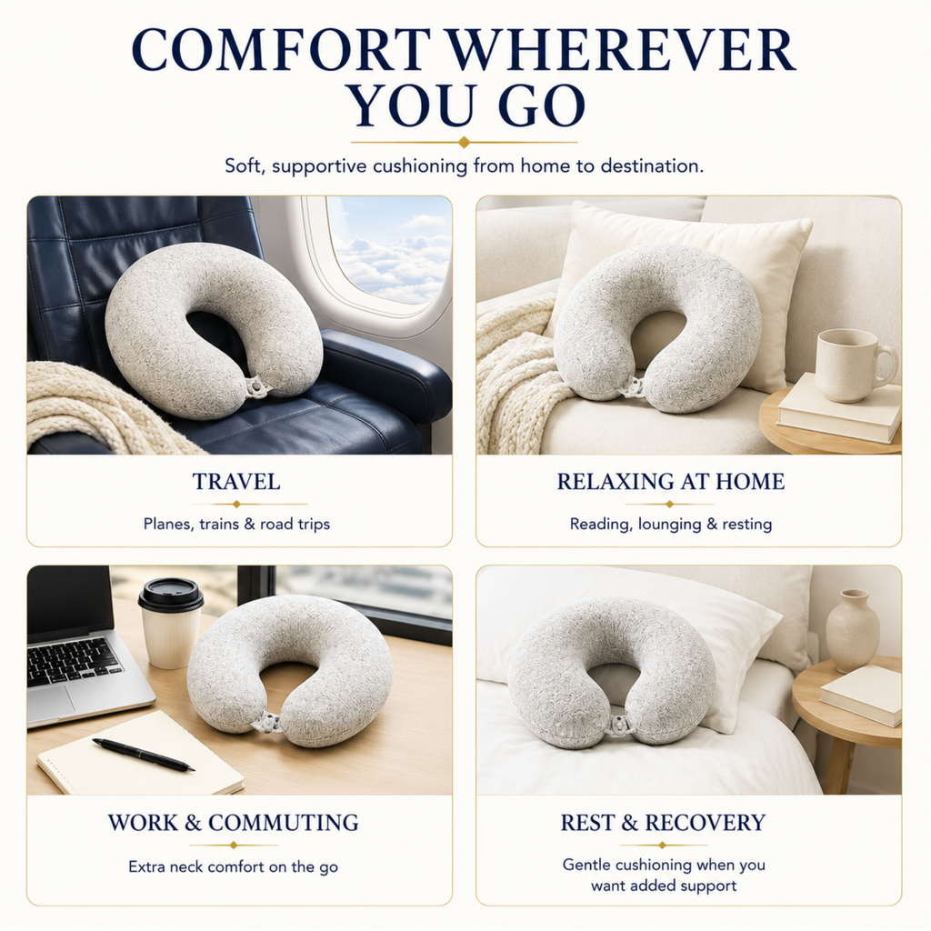 U-Shaped Travel Neck Pillow