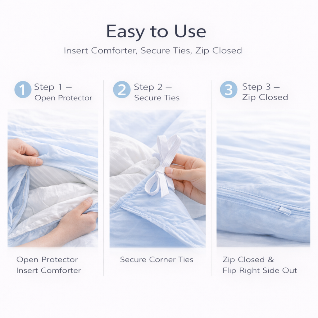 Arctic Dreams Cooling Comforter Protector