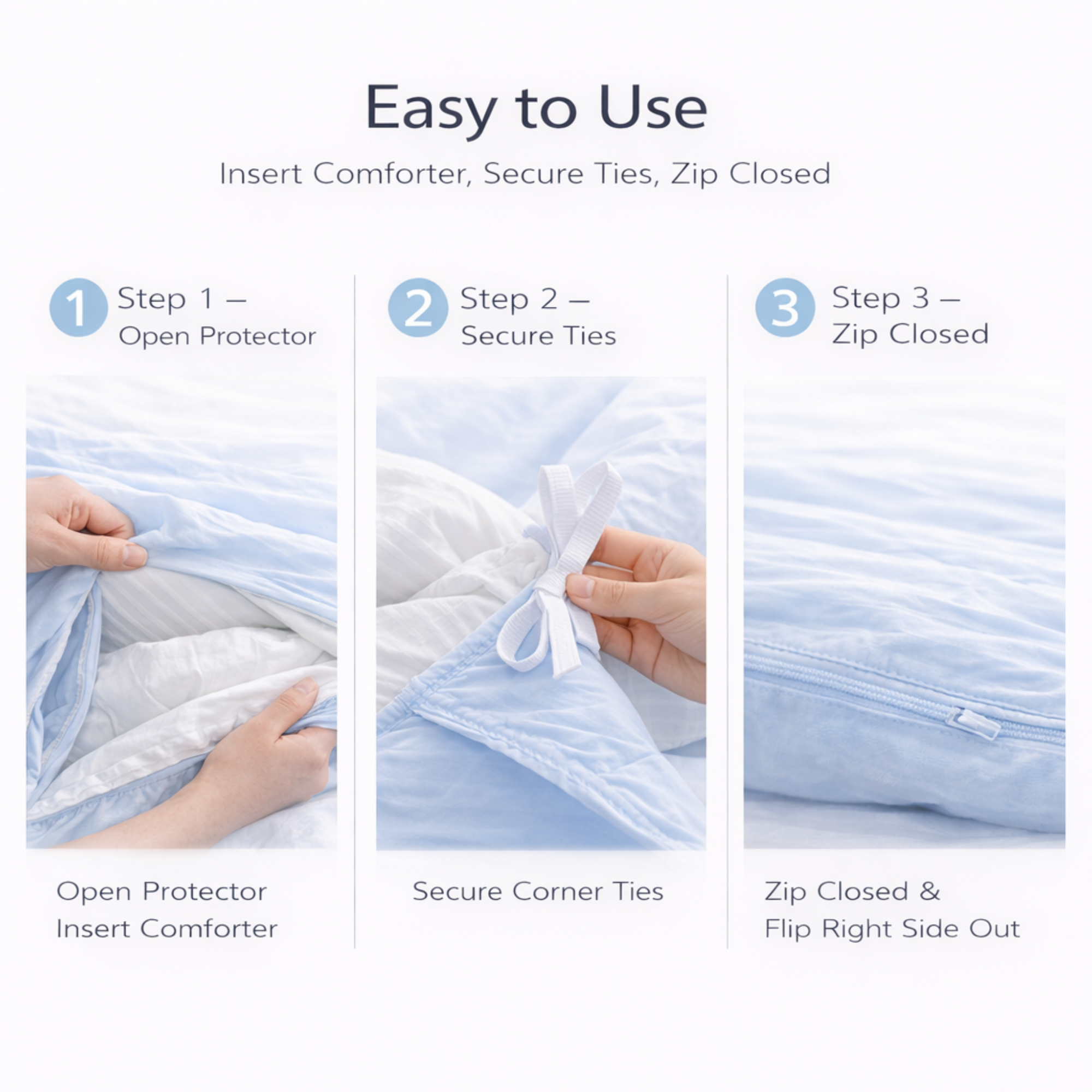 Arctic Dreams Cooling Comforter Protector