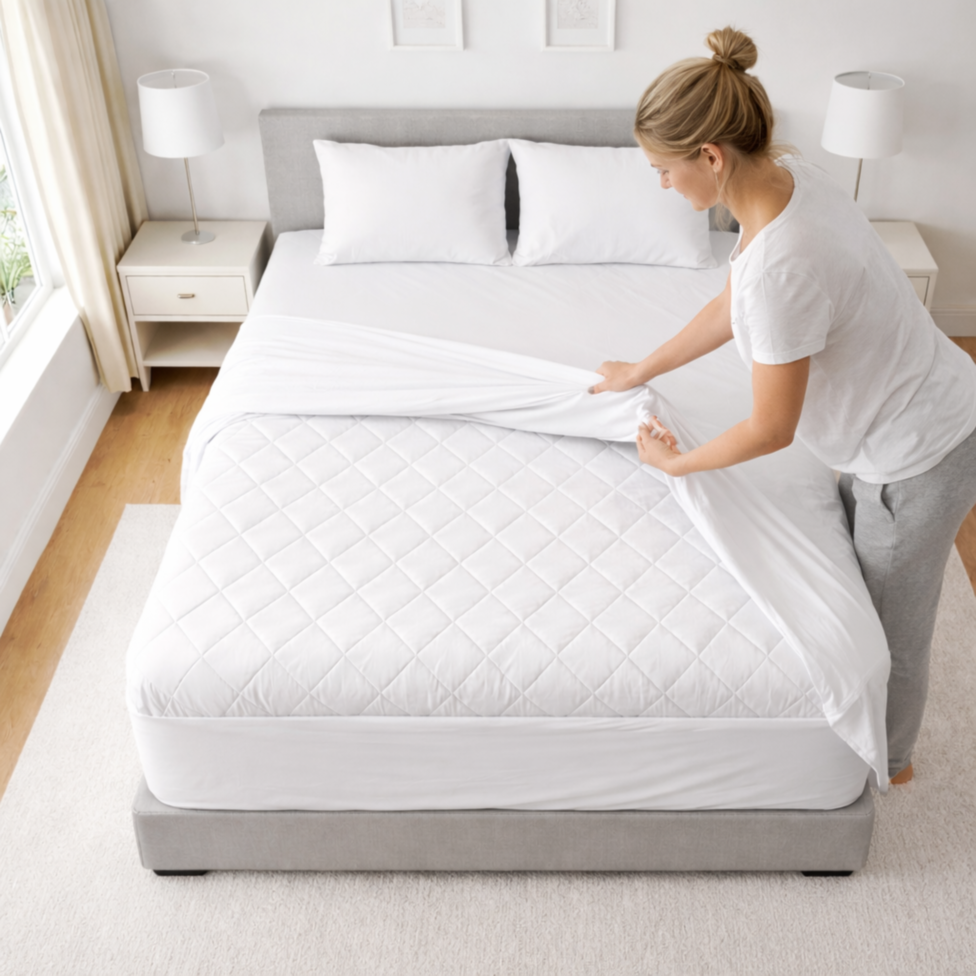 Harmony Collection Quilted Mattress Pad