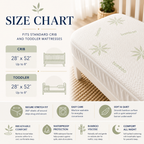 Botanic Collection Toddler Bamboo Waterproof Mattress Protector