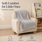 Ultra-Soft Microfleece Toddler Throw Blanket