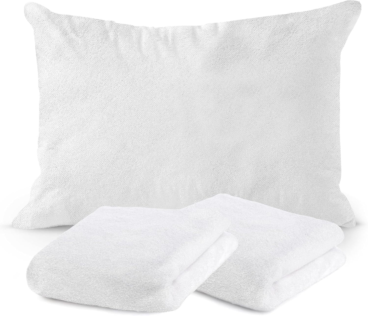 Zippered Bamboo Pillow Protectors – Soft, Breathable & Feather Proof