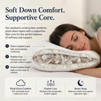 Hotel Collection Dual Core Down & Feather Pillow