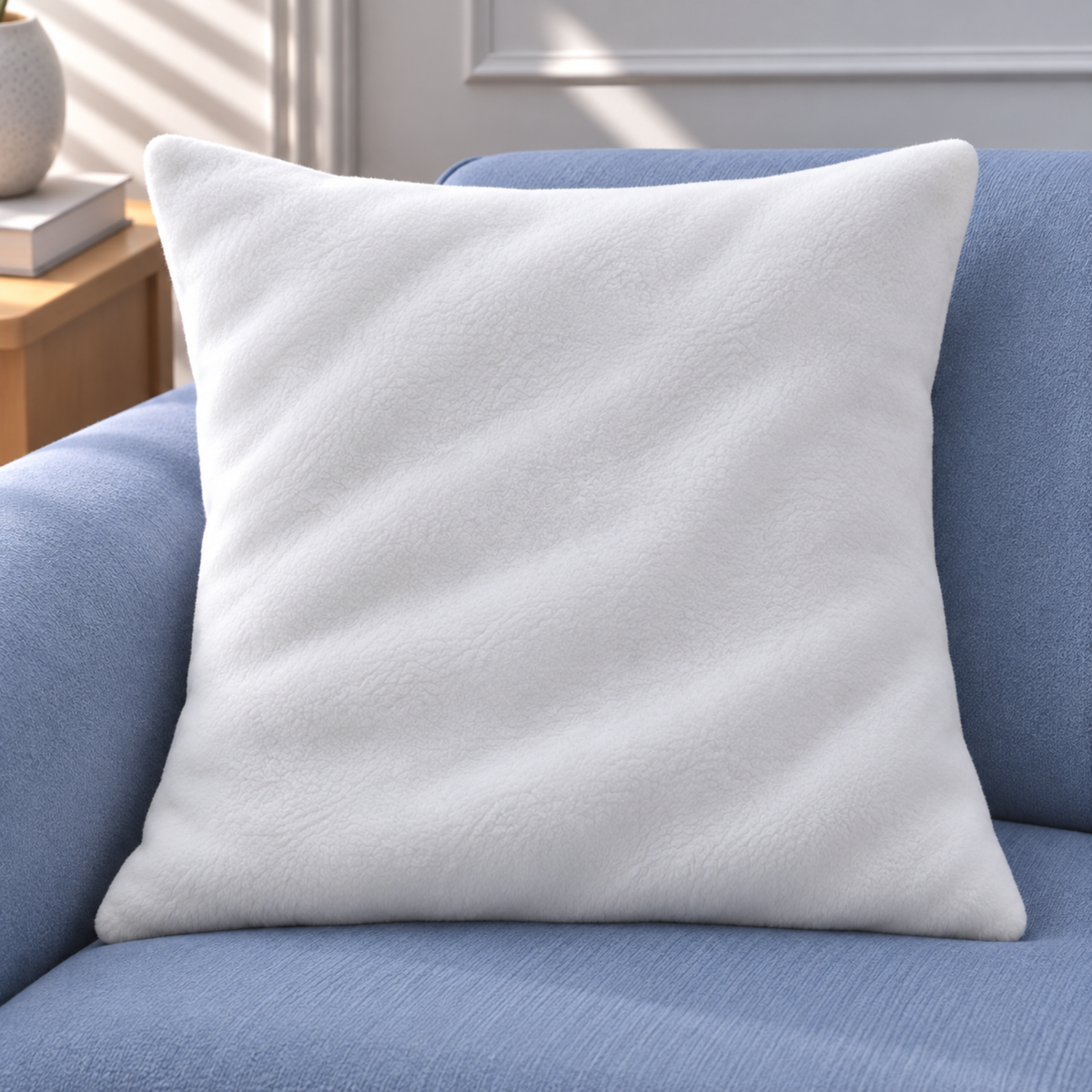 Fleece Waterproof Throw Pillow Protector