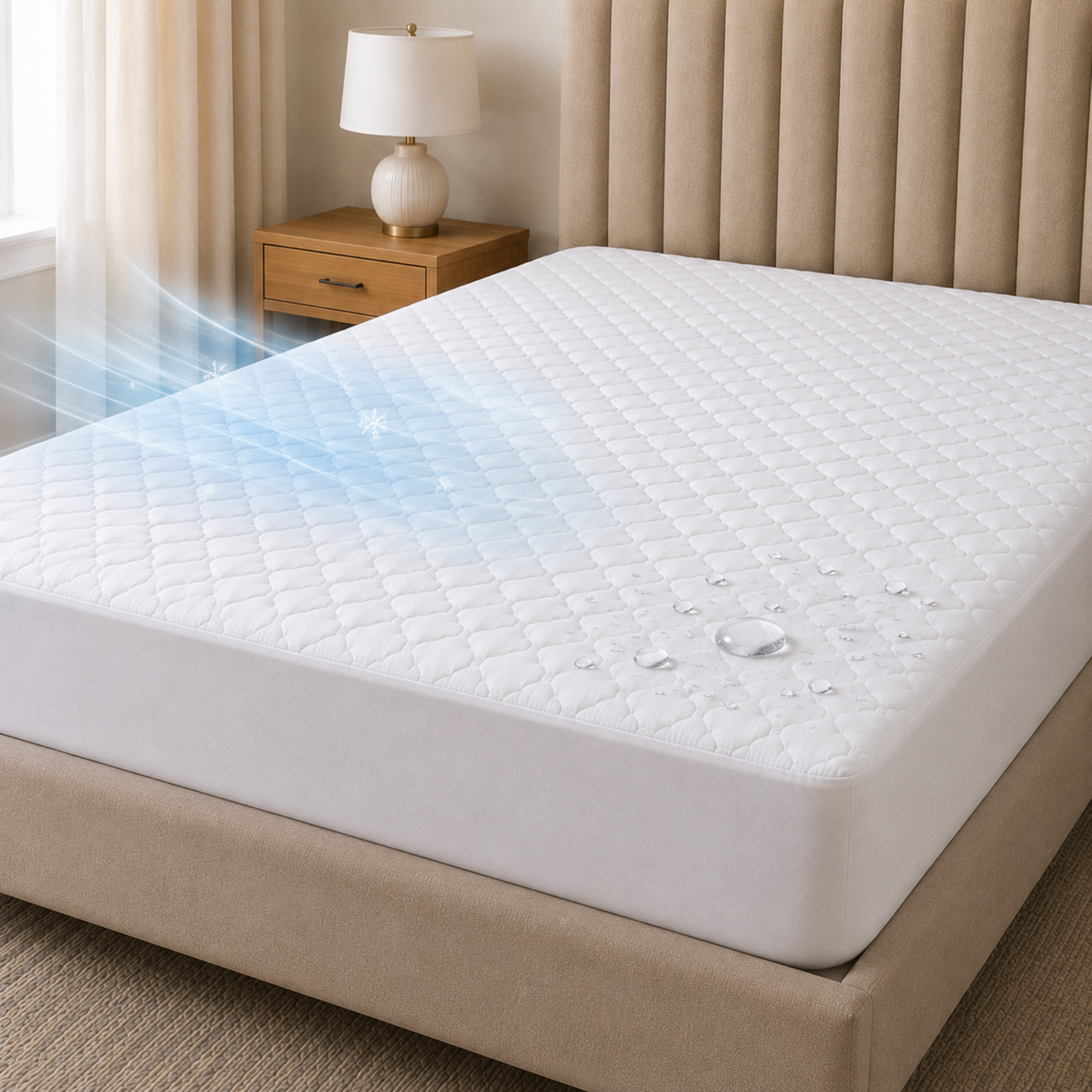 Arctic Dreams Cooling Waterproof Mattress Protector