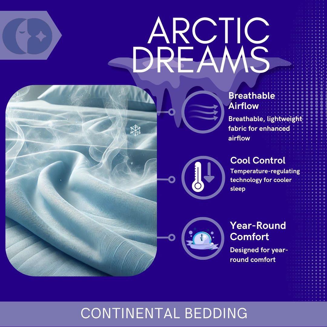 ArcticDreams Cooling Zippered Duvet Protector - Cozy and Breathable