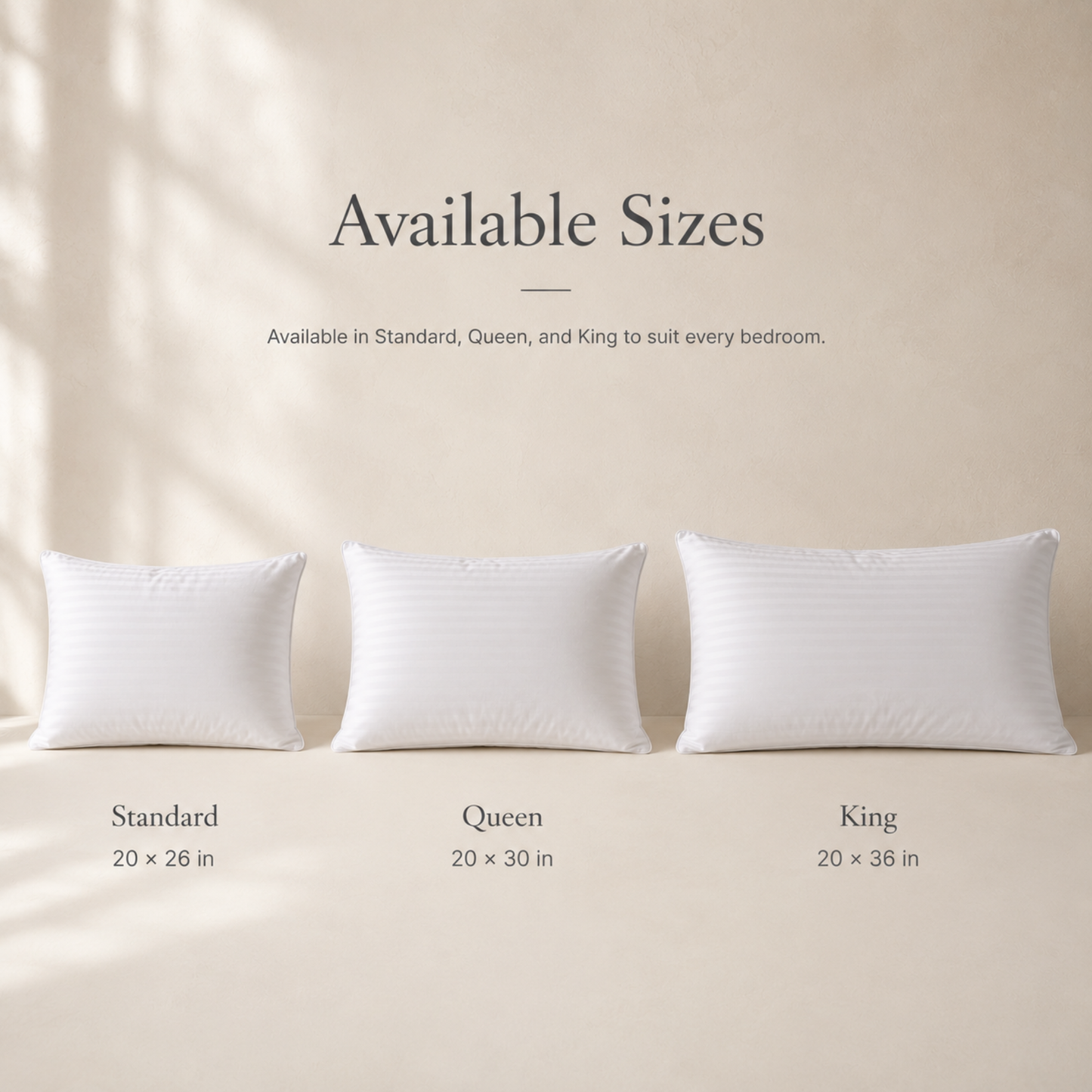 The Affinity Collection Down Alternative Pillow