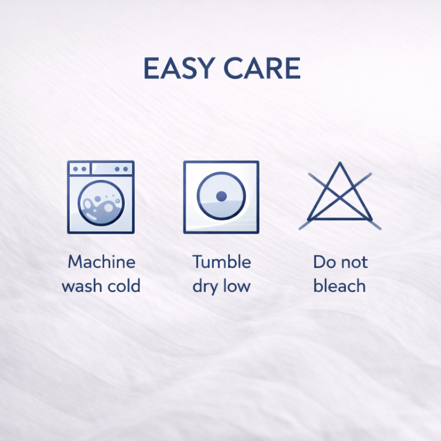 Premium Cotton Comforter Protector – 300 Thread Count Damask Stripe Finish