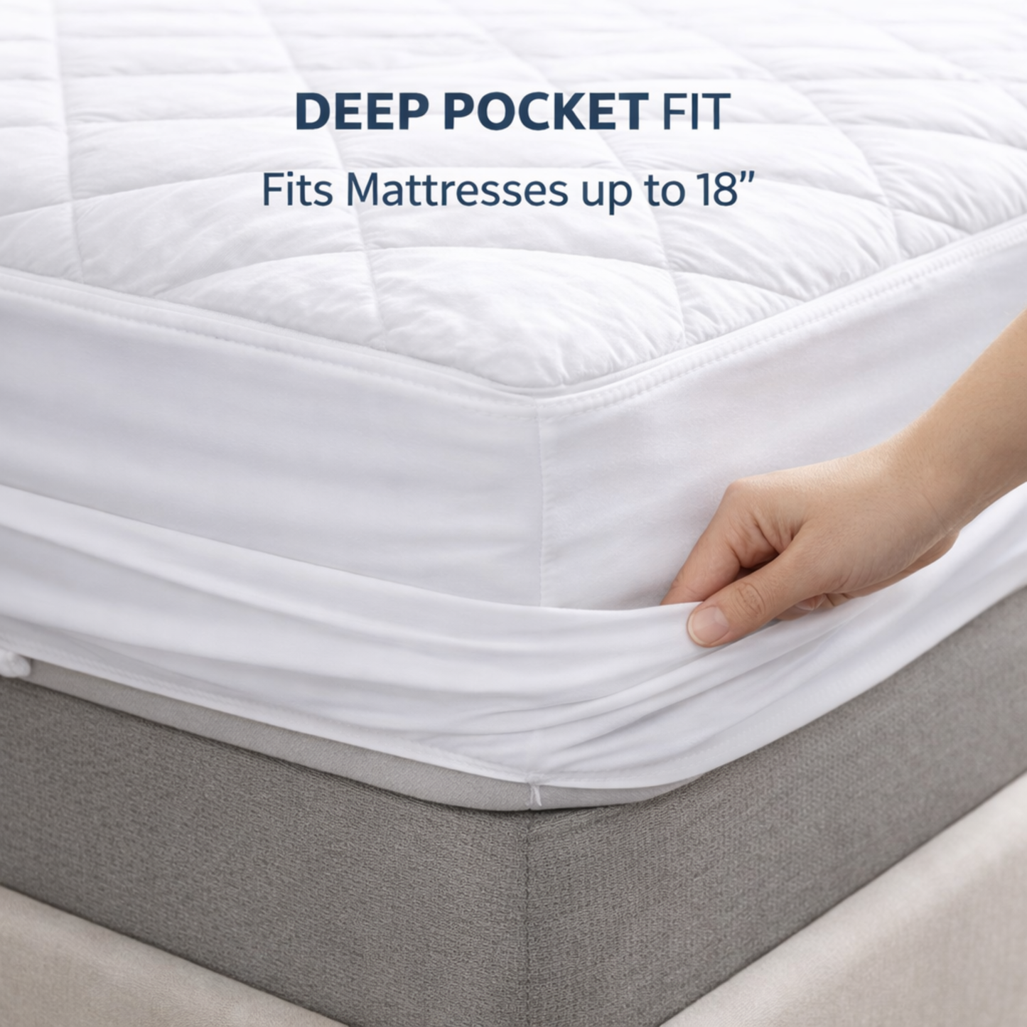 Harmony Collection Quilted Mattress Pad