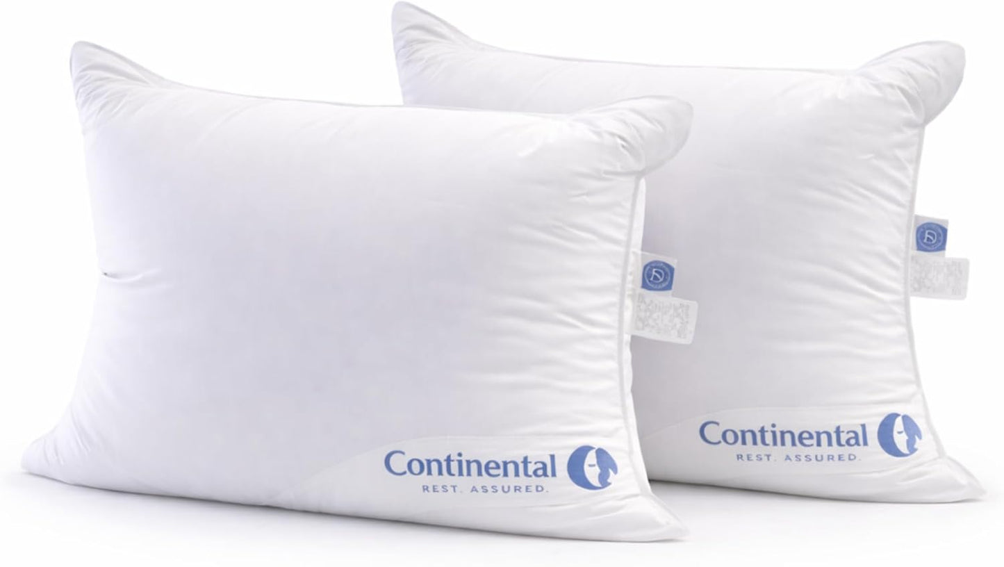 Spring Sale! - Dual Core Inner Chamber Pillow – Luxury Comfort with Goose Down and Feather Core