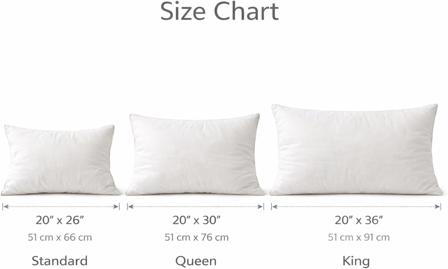 Spring Sale! - Dual Core Inner Chamber Pillow – Luxury Comfort with Goose Down and Feather Core