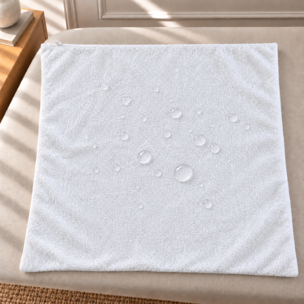 Terry Waterproof Throw Pillow Protector